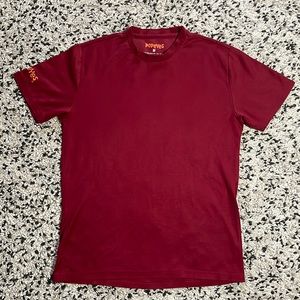 Popeyes Louisiana Kitchen Short Sleeved Shirt—Medium, Dark Red